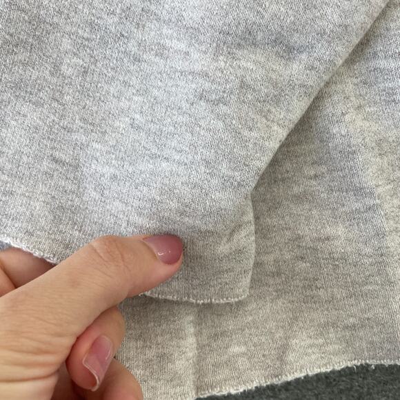 Mother Sweater Women S Gray The Drop Easy Raw Sweatshirt Casual Knit Classic - Picture 9 of 10